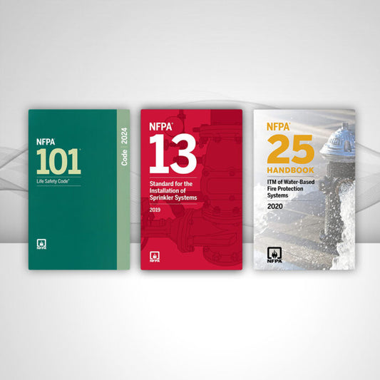 NFPA Life Safety & Sprinkler System Code Set – NFPA 101, 13 & 25