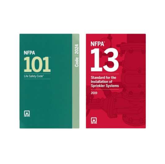NFPA Life Safety & Sprinkler System Code Set – NFPA 101 & NFPA 13