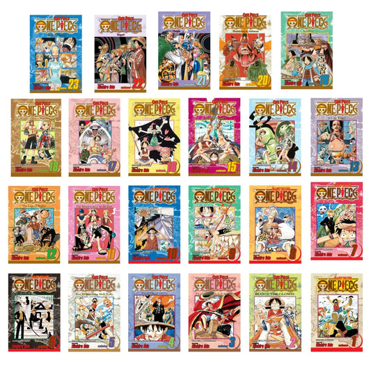 One Piece Manga Vol. 1–23 Set 1 | East Blue to Alabasta Saga Full/Loose Set  🎁 Freebie: A free Manga Wall Poster