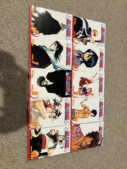Bleach Manga by Tite Kubo Volumes 1-74 - Full/Loose Set  Story in English from Viz Media 🎁 Freebie: A free Manga Wall Poster