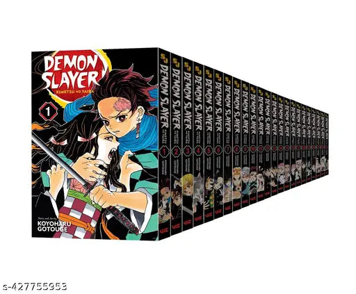 Demon Slayer: Kimetsu no Yaiba Vol 1-23 Comics Complete Manga Full/Loose Set  by Eichiro Oda Rare Excellent Condition 🎁 Freebie: A free Manga Wall Poster