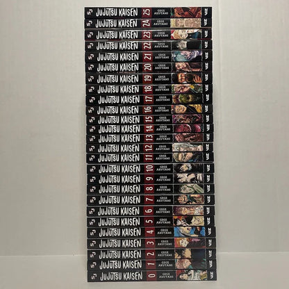 Jujutsu Kaisen Manga (Vol. 0-25) English Full/Loose Set JJK Sorcery Comic Series by Gege Akutami 🎁 Bonus: Free Manga-Themed Wall Poster