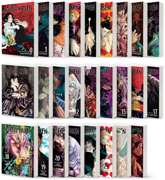 Jujutsu Kaisen Manga (Vol. 0-25) English Full/Loose Set JJK Sorcery Comic Series by Gege Akutami 🎁 Bonus: Free Manga-Themed Wall Poster