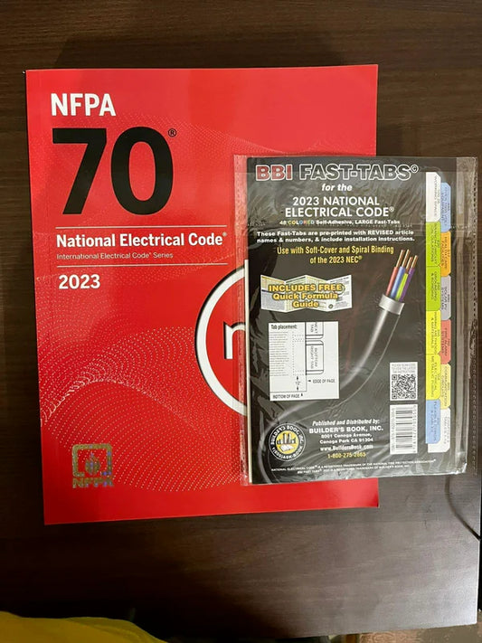 NEW 2023 NEC Code Book NFPA70 National Electrical Code with 2023 BBI Fast Tabs ISBN 9781455900008