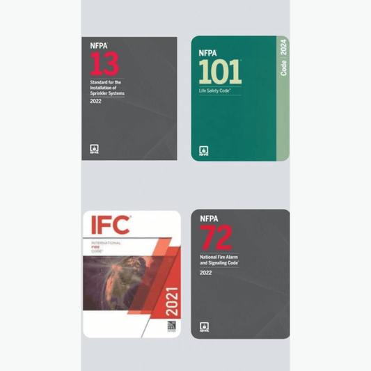 🔥 Fire Protection & Life Safety Bundle || Fire & Life Safety Code Bundle – NFPA 101 2024, NFPA 13, NFPA 72, IFC 2021