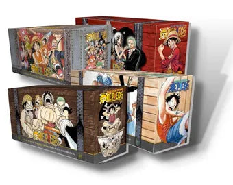 One Piece Manga Box Set Collection: Volumes 1–90 (Box Sets 1–4) 🎁 Freebie: A free Manga Wall Poster